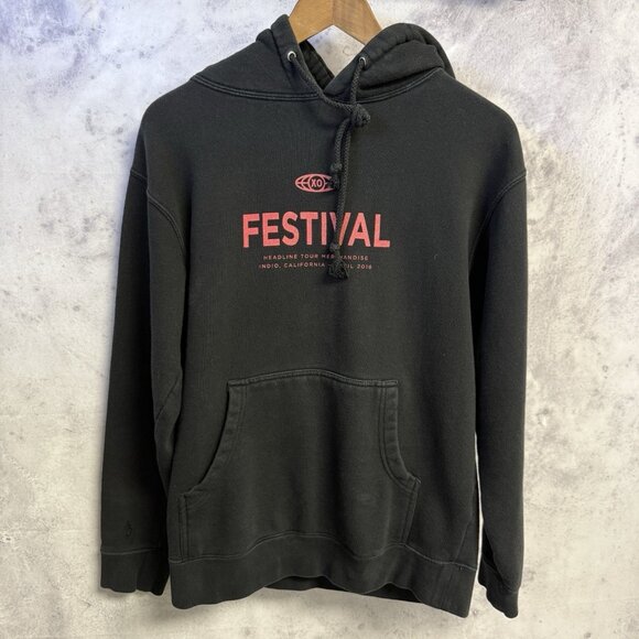 The Weeknd XO Hoodie Small 20x24.5 Black Tour Festival Coachella Sweatshirt - Picture 1 of 12